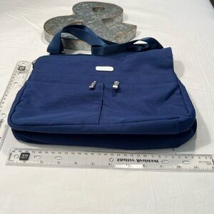 Baggallini Organizer Crossbody Bag Navy Blue Nylon